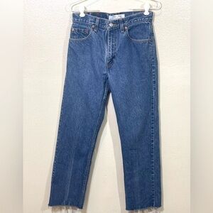 Vintage Levis 505 Unisex Medium Wash Regular Fit Straight Leg 29/30